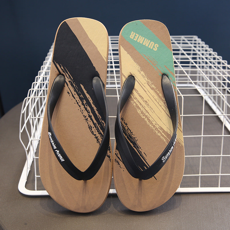 Men's Summer Outdoor Flip-flops Beach Lightweight Fashion Korean Flip Flops