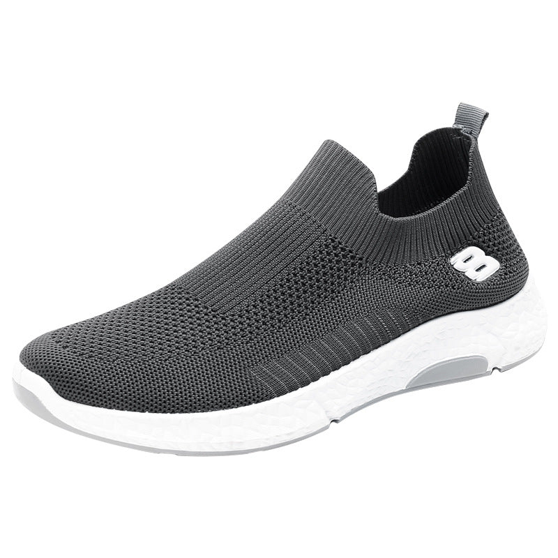 Slouchy Men's Creative Spring Breathable Slip-on Casual Shoes