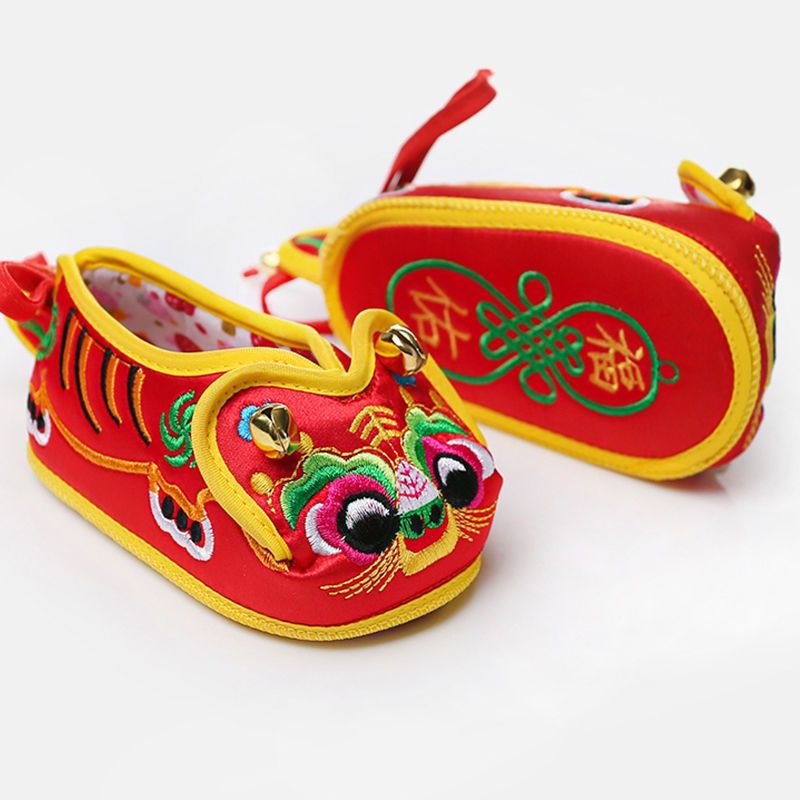 Handmade Soft Bottom Embroidery Years Old Kid's Shoes