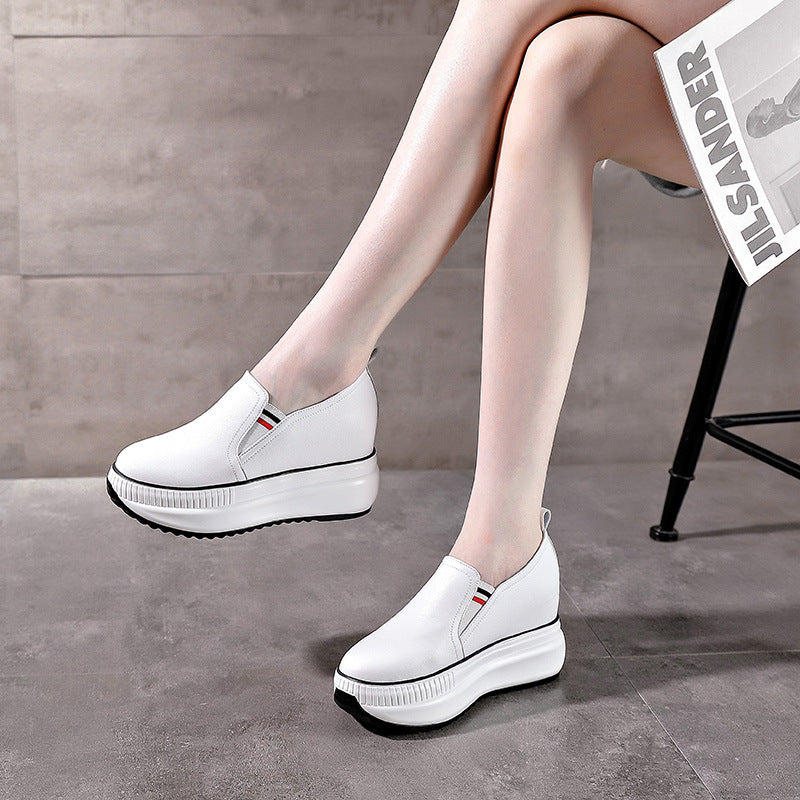 Women's Sunday Autumn Platform Shake Height Increasing Insole Leisure Women's Shoes