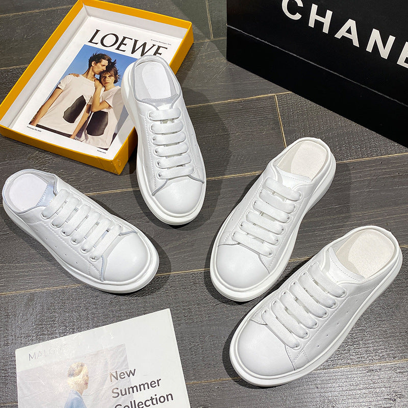 Casquette Femme Semi Comptoir Qualité Blanc Couple Chaussures Décontractées