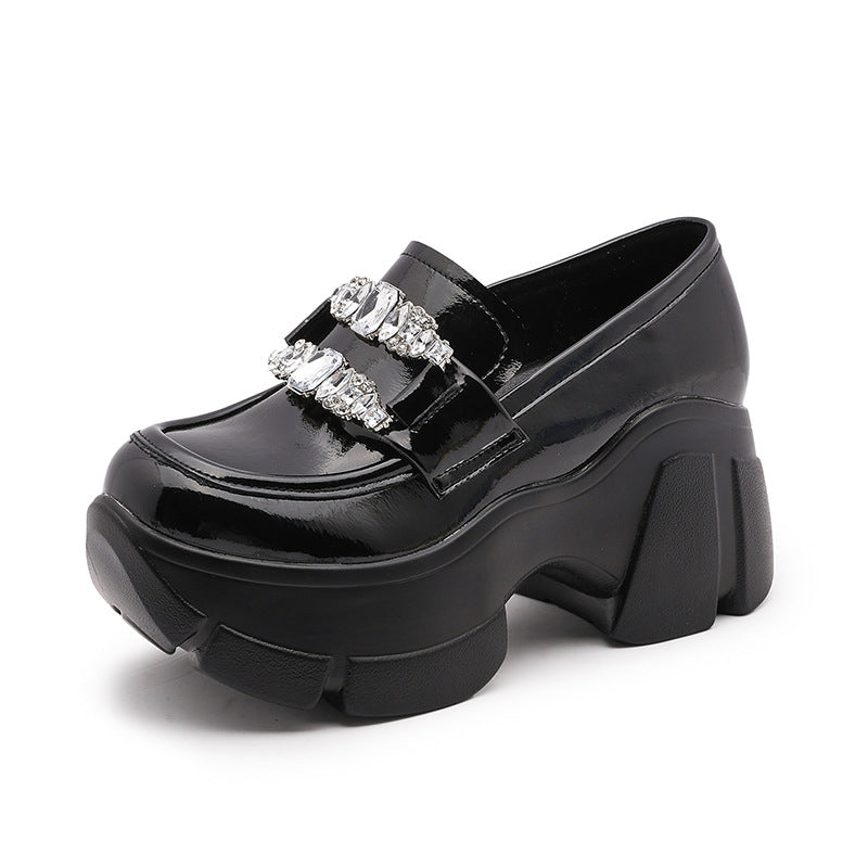 Women's & Men's Slip-on Low Mouth Pumps Height Increasing Men's Shoes