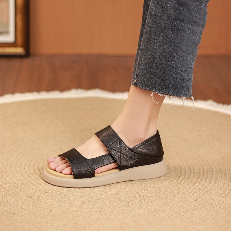 Women's Toe Summer Hollow Breathable Soft Bottom Sandals