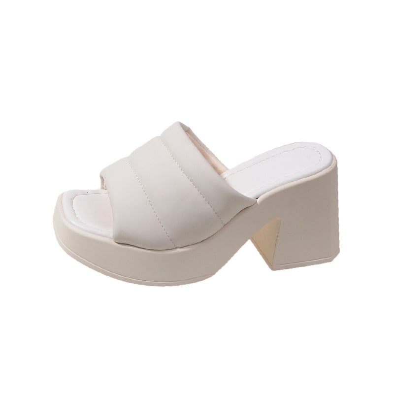 Women's Summer Chunky High Platform Thick-soled Outer Sandals