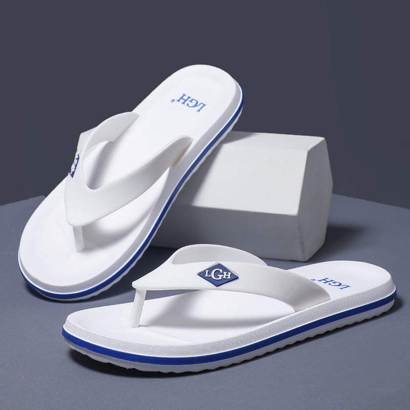 Men's Home Outdoor Soft Bottom Deodorant Korean Flip Flops