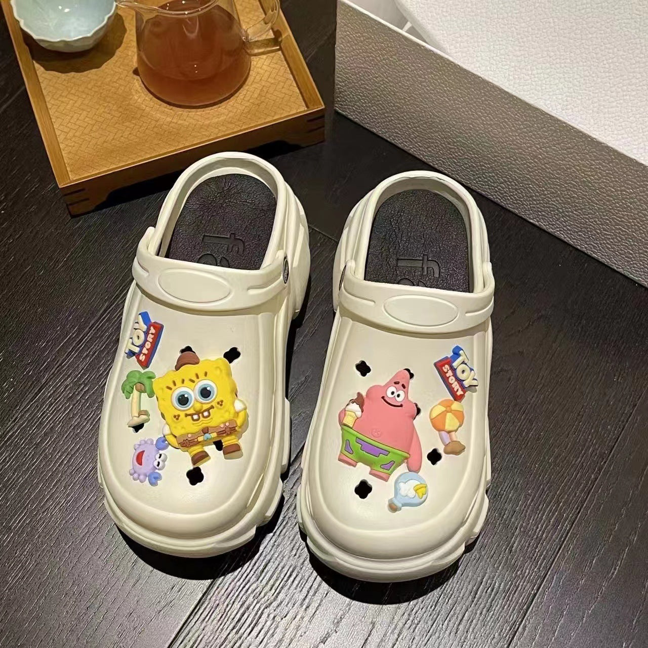 Women's Thick Bottom Cartoon Dog Outdoor Summer Women's Shoes