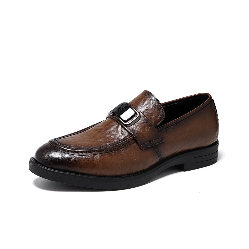 Men's Business Formal Wear Slip-on Trendy Leather Shoes