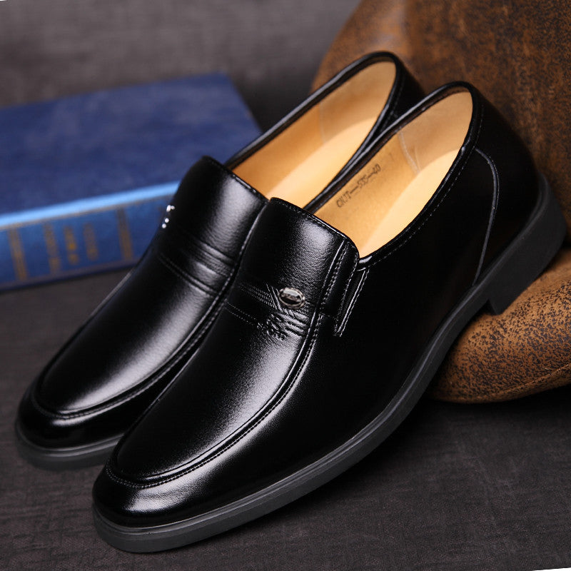Pretty New Men's Classic Cowhide Breathable Leather Shoes
