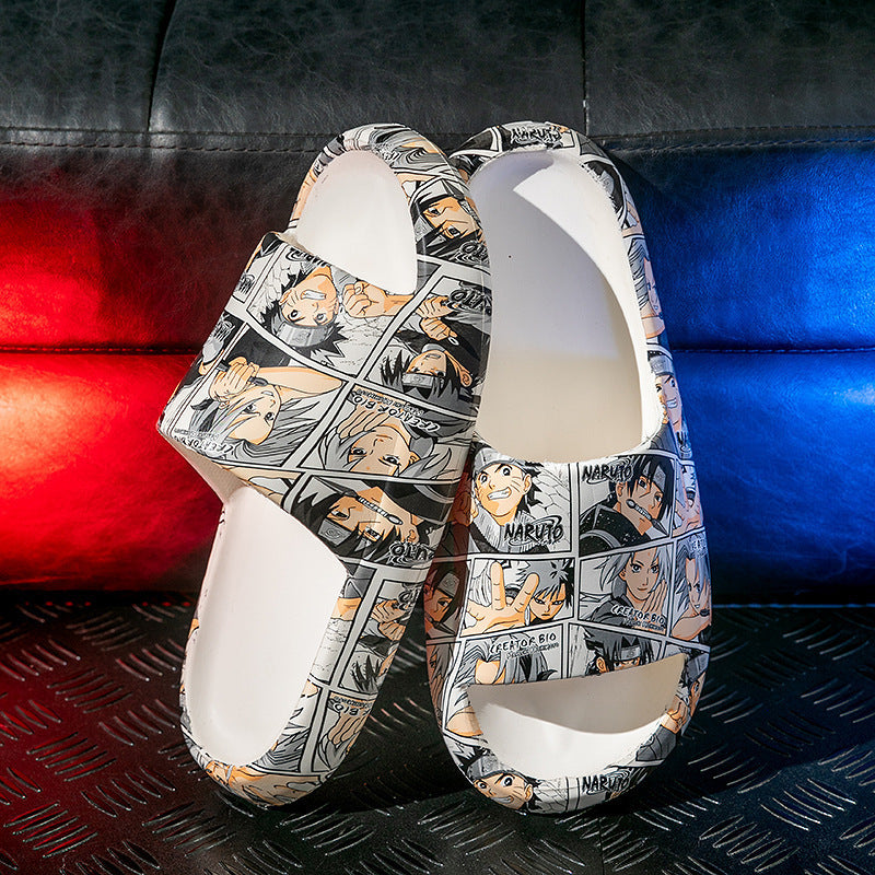 Men's Flip-flops Fashionable Printed Summer Outdoor Wear Flip Flops