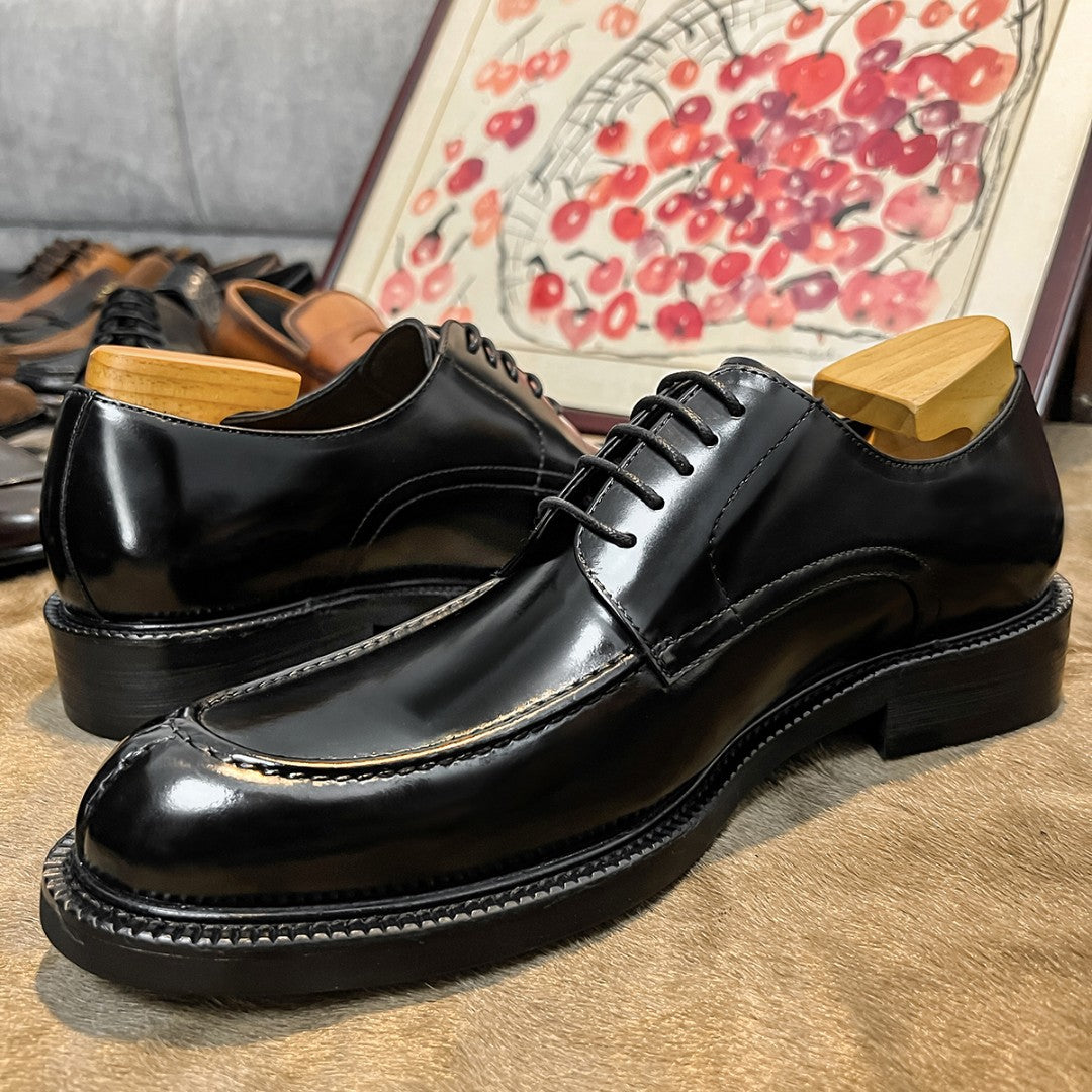 Men's Full ~ Comparable To Cordovan Business Leather Shoes