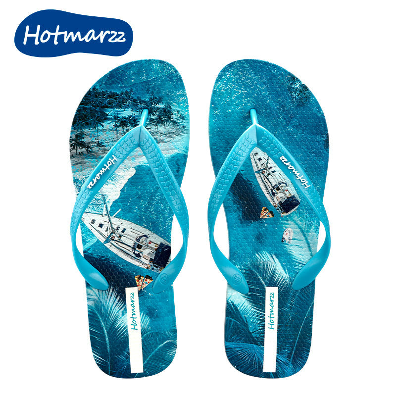 Glamouröse, stilvolle Hotmarzz rutschfeste Strand-Flip-Flops für Herren