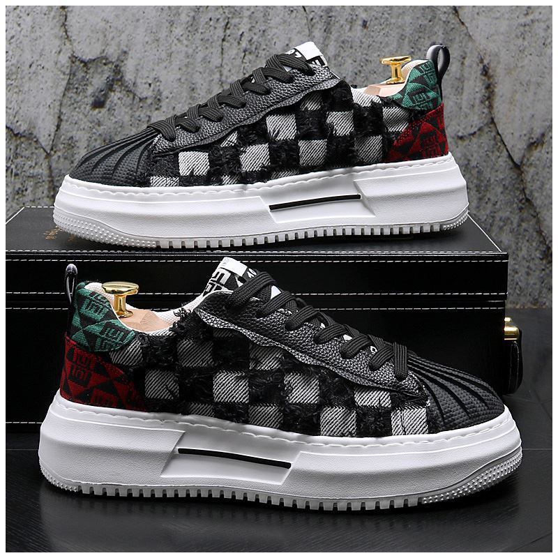 Men's Board Fashionable Breathable Sports Thick-soled Cloth Men's Shoes