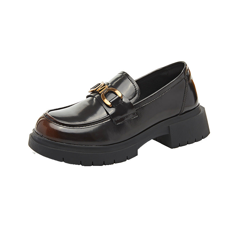 Damen Spring One Pedal High Plateau-Loafer, klein