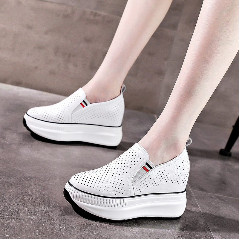 Women's Sunday Autumn Platform Shake Height Increasing Insole Leisure Women's Shoes