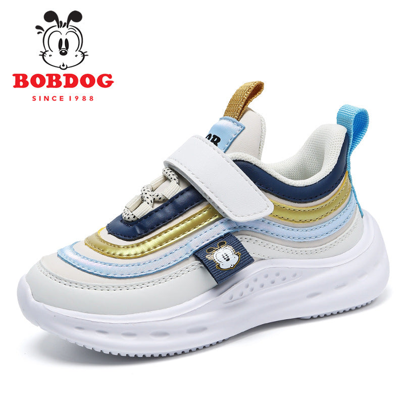 Boy's Winter Fleece-lined Warm Keeping Cotton Kid's Shoes