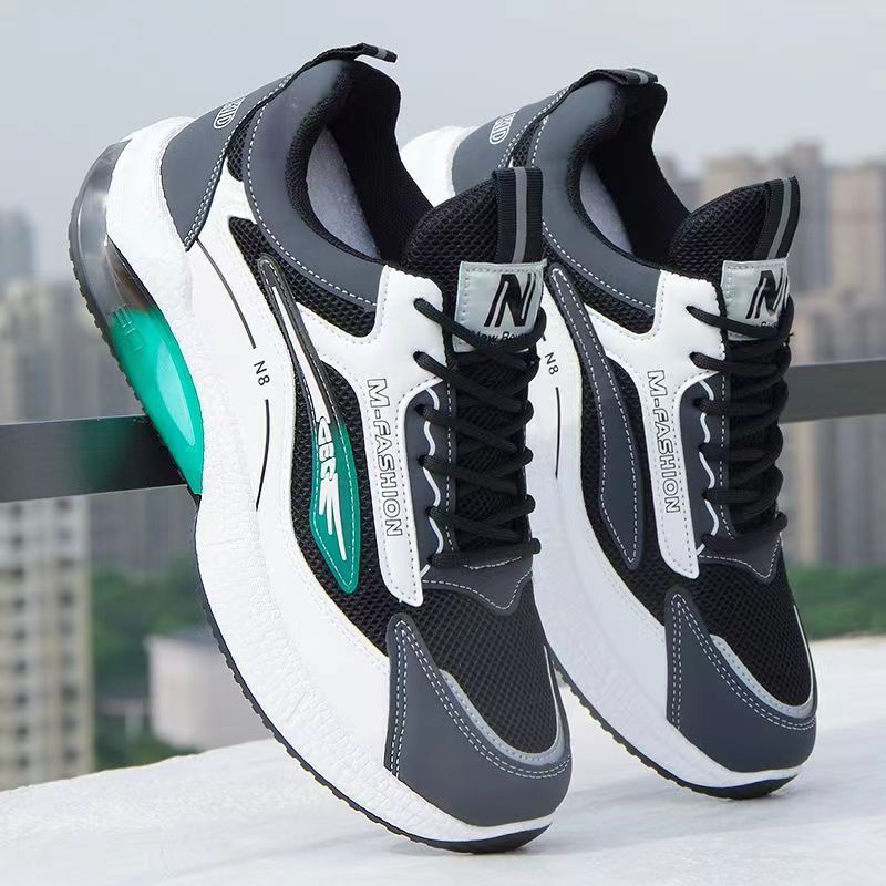 Men's Silk Breathable Mesh Surface Thin Single Hollow Sneakers