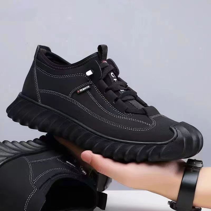 Men's Breathable Trends Outdoor Green Soft Bottom Sneakers