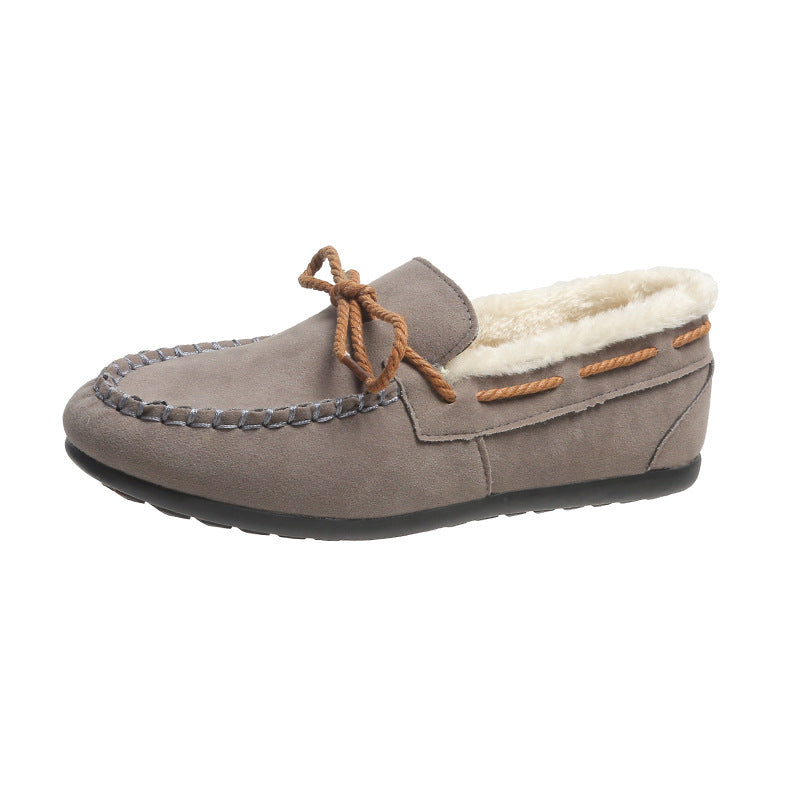 Damen Baumwolle Winter Plus Veet Dicke Warme Damenschuhe