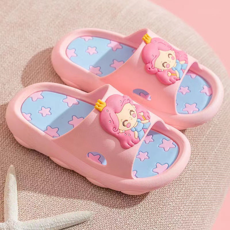 Children's Summer Cartoon Cute Indoor Soft Bottom Sandals