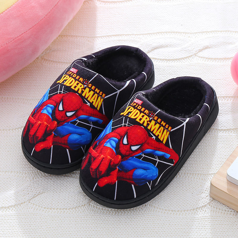 Children's Cotton Medium Large Winter Cartoon Warm Sandals