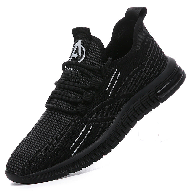 Men's Flying Woven Running Korean Style Mesh Sneakers