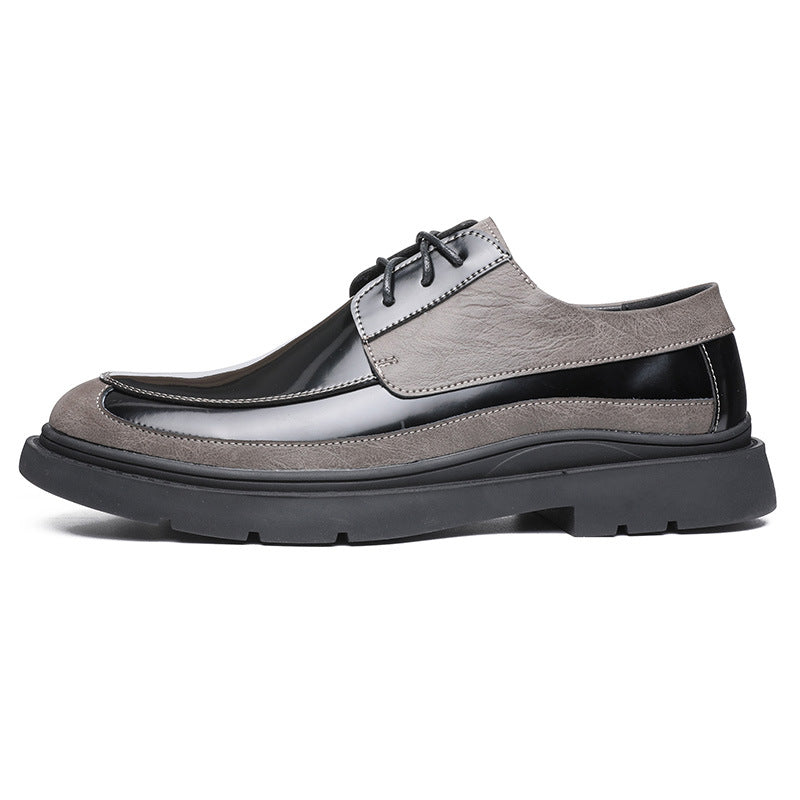 New Men's Toe Black Trendy Soft Casual Shoes