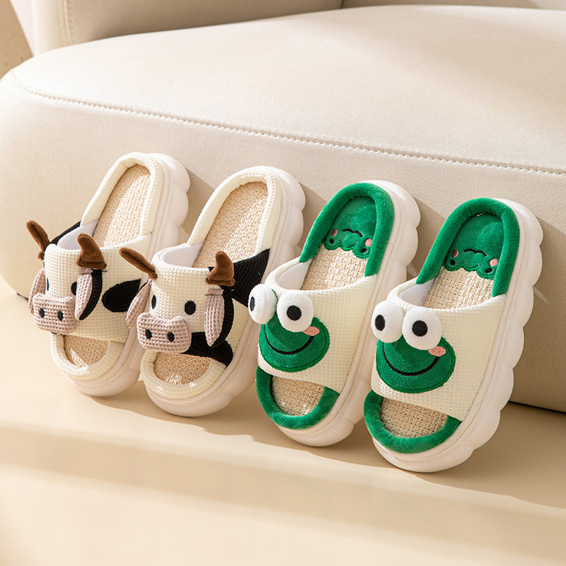 Children's Four Linen Home Boys And Slippers