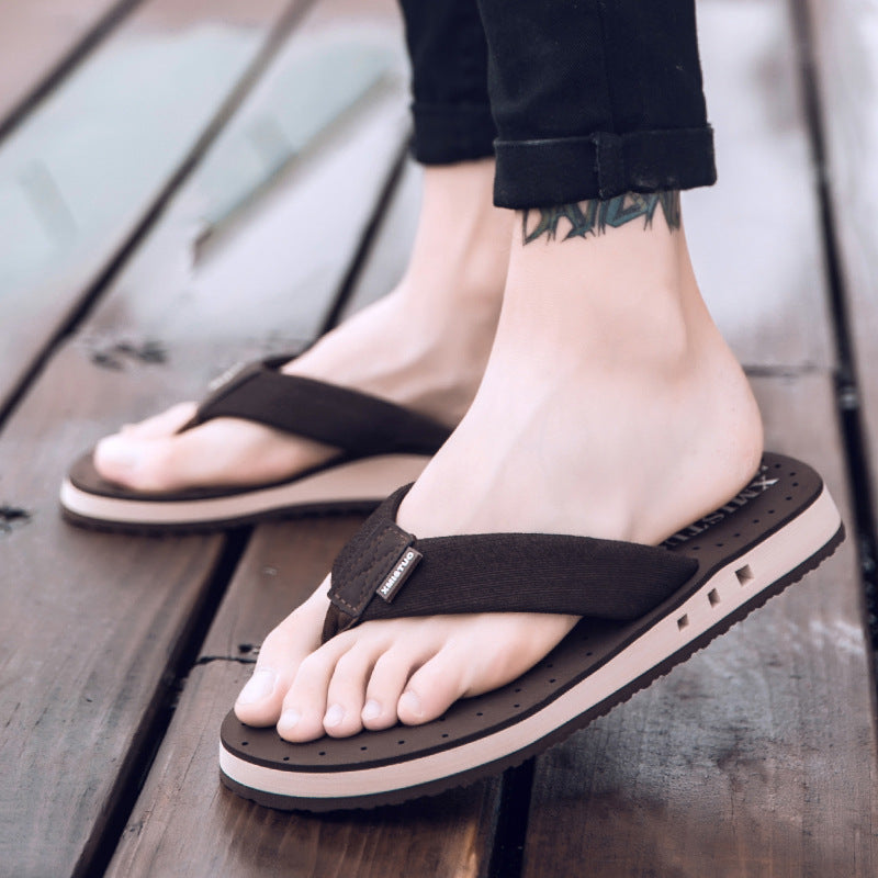Classy Trendy Men's Size Summer Beach Flip Flops