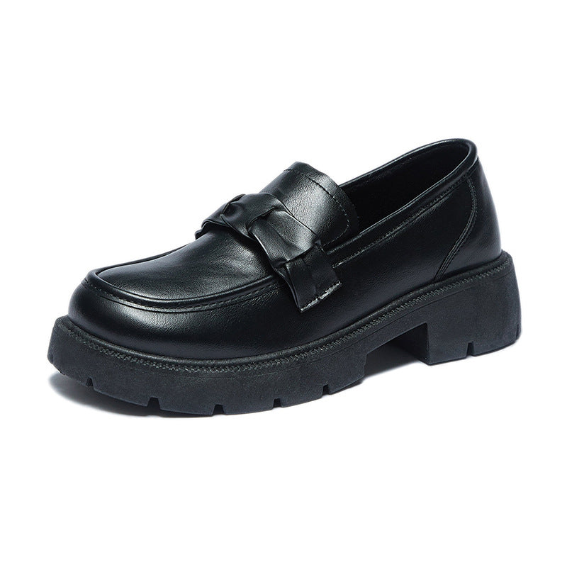 Damen Frühling Britischen Stil Preppy Slip-on Tide Loafers