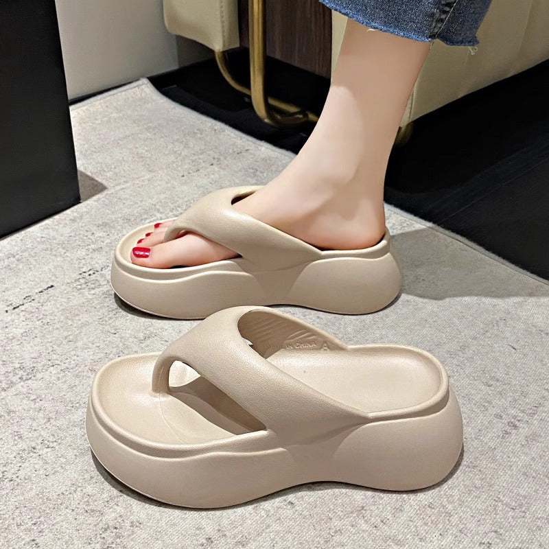 Women's Thick-soled Flip-flops Summer Outdoor Wear Home Slippers