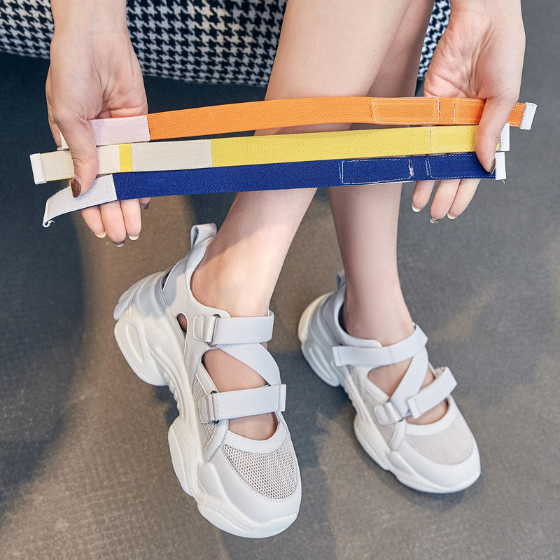 Women's Summer Thick-soled Daddy Platform Leisure Hollow Sandals