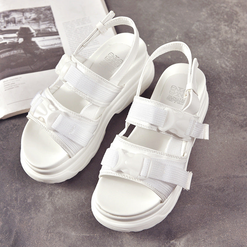 Style Seaside Vacation Roman Sports Platform Sandals