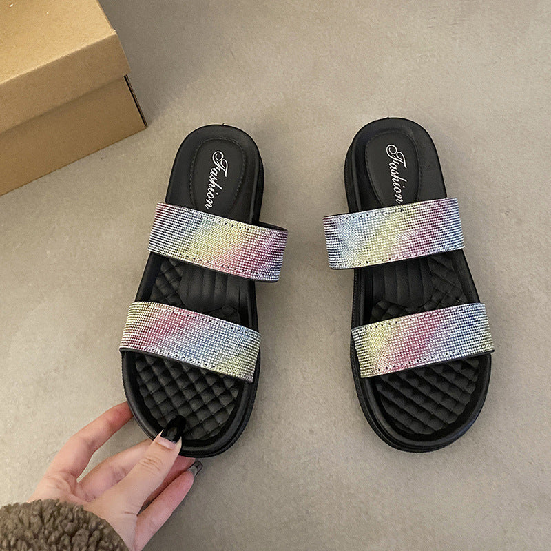 Women's Summer Outdoor Fashion Thick Bottom Soft Sandals