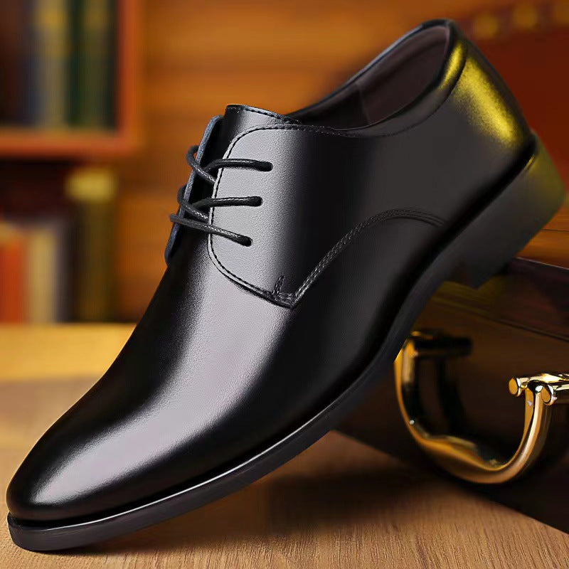 Zapatos de cuero verde de gran tamaño para negocios para hombres