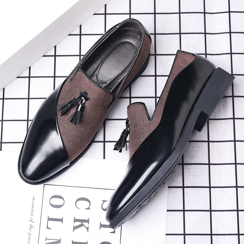 Men's Business Formal Plus Size Slip-on Trendy Leather Shoes