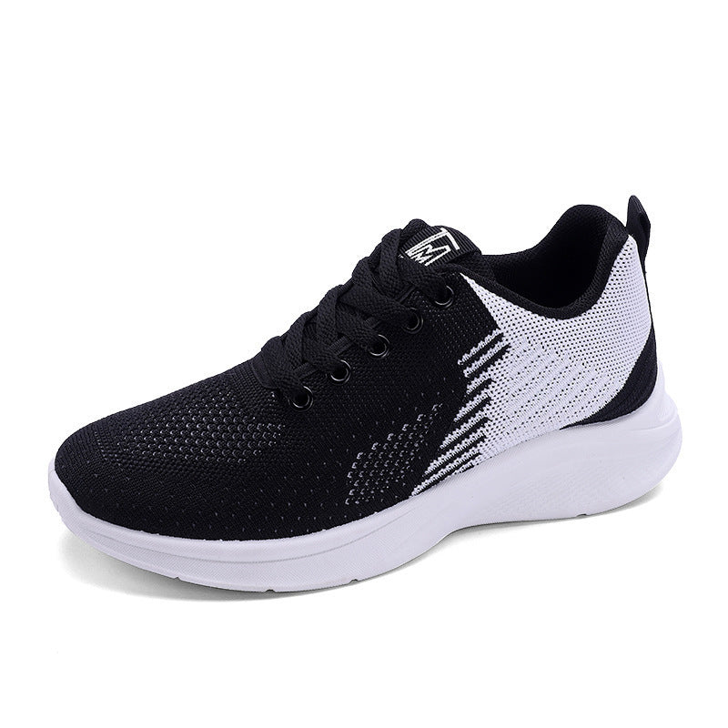 Women's Fashion Fly Woven Mesh Running Soft Sneakers