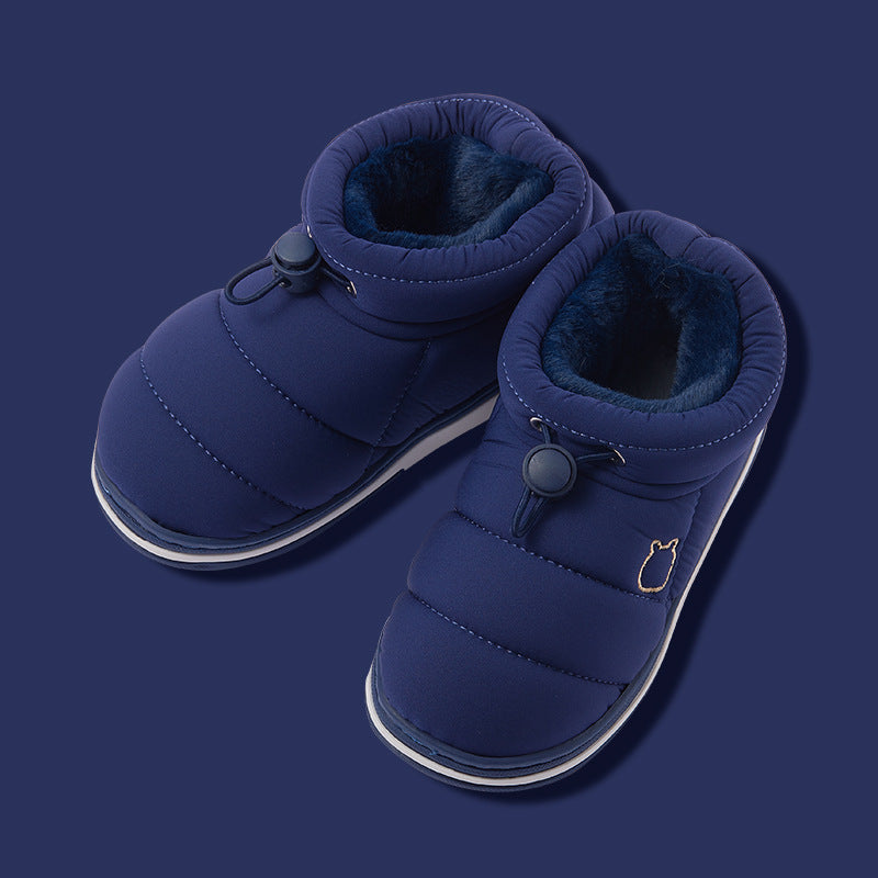 Chaussures d'hiver en coton pour enfants, mignonnes et chaudes, pour garçons et filles