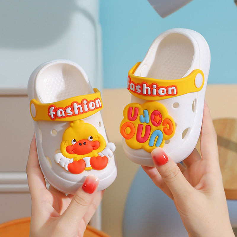 Children's Summer Hole Cartoon Home Wear Soft Kid's Shoes