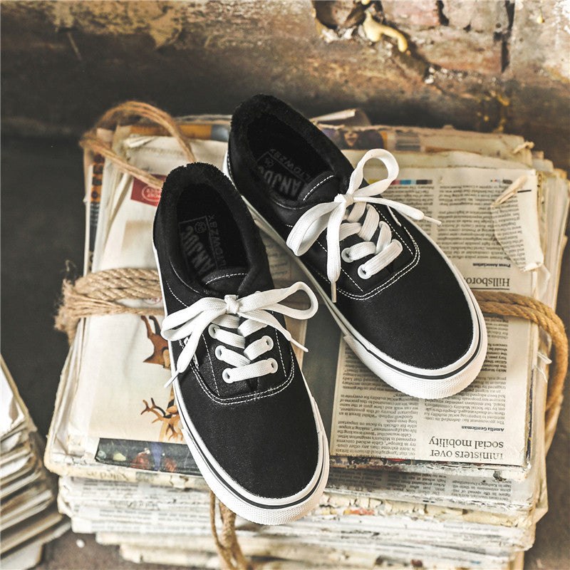 Men's Spring Korean Style Trendy All-match Low-top Sneakers