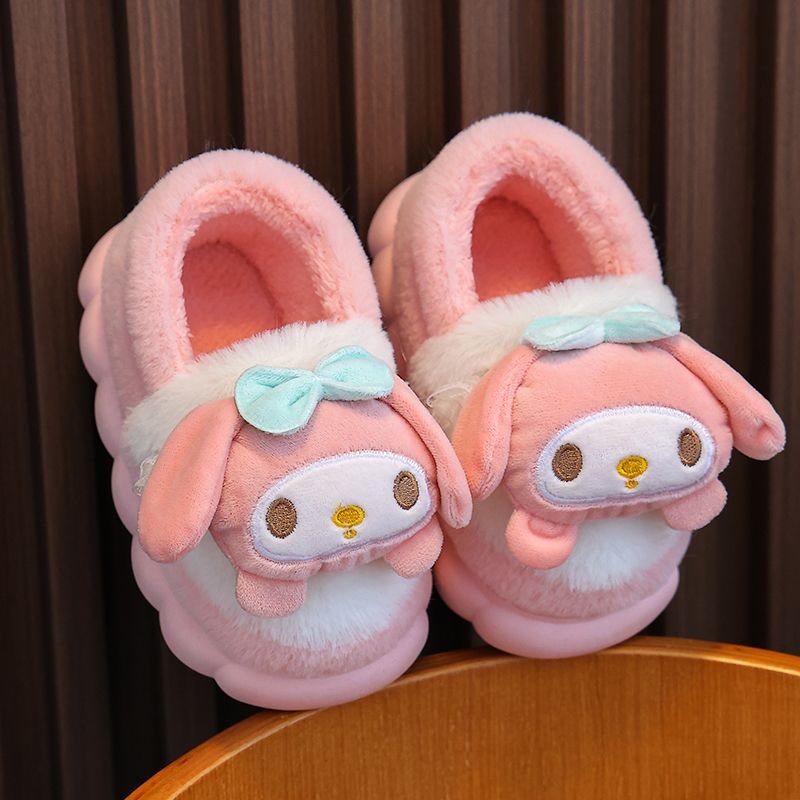 Cute Cartoon Cotton Fleece-lined Thick Comfortable Kid's Shoes