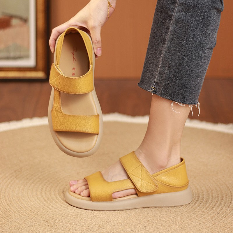 Women's Toe Summer Hollow Breathable Soft Bottom Sandals