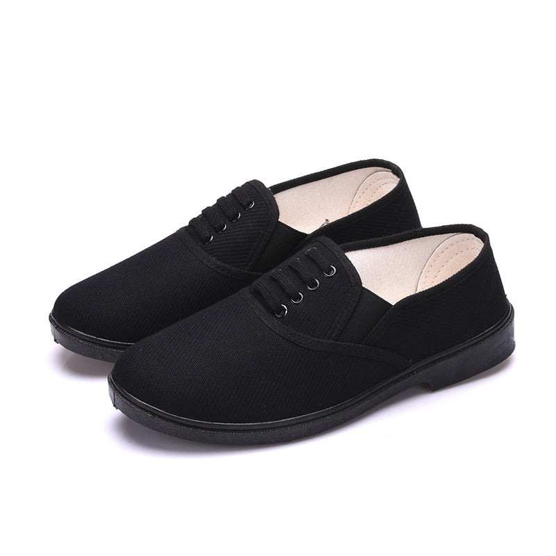 Men's Black And Low Upper Slip-on Labor Protection Men's Shoes