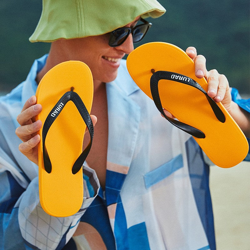 Vêtements d'extérieur d'été pour femmes et hommes Tongs simples Tongs de plage