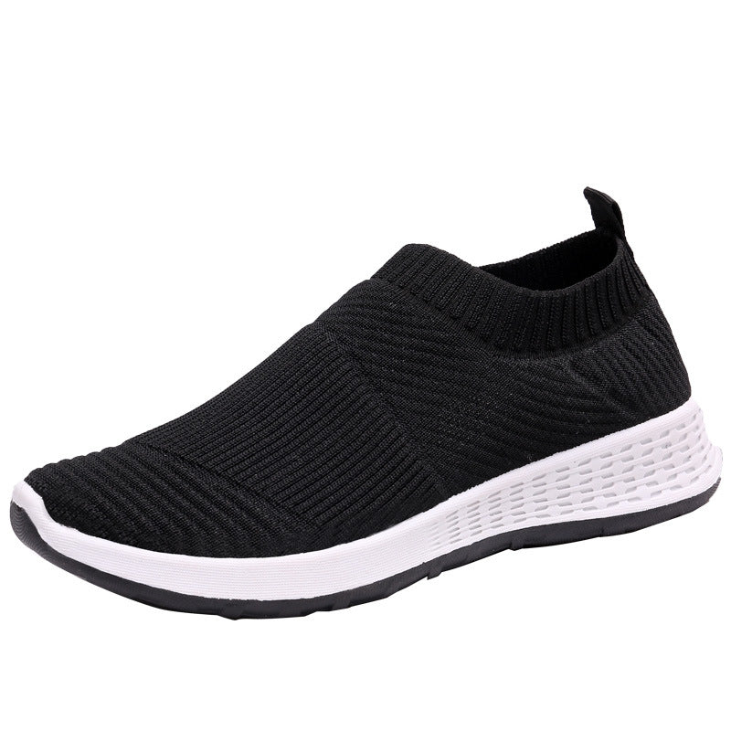 Women's Woven Korean Sock Breathable Lightweight Casual Shoes