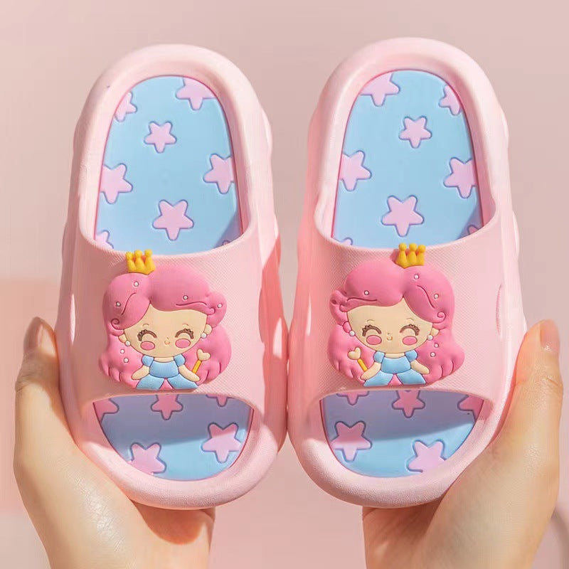 Children's Summer Cartoon Cute Indoor Soft Bottom Sandals