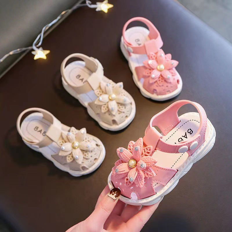 Children's Closed Toe Soft Bottom Little Princess Kid's Shoes