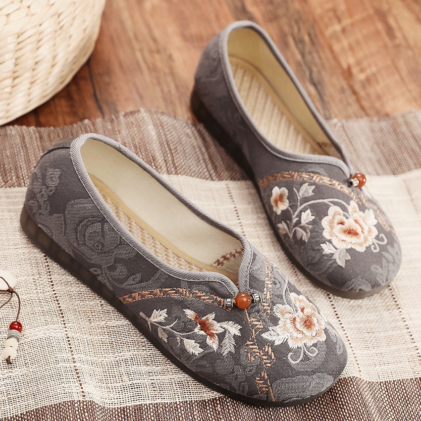 Chaussures pour femmes âgées et en toile