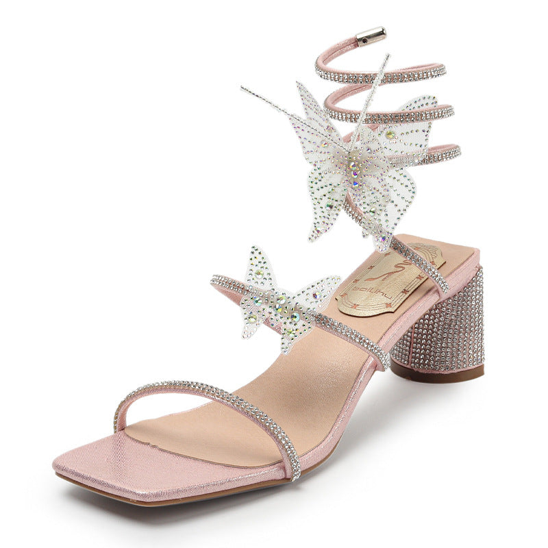 Women's High Summer All-matching Chunky Fairy Style Heels