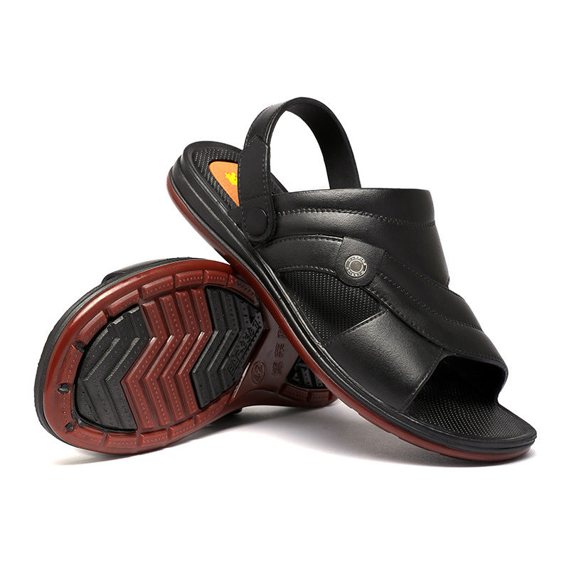 Sandales de plage imperméables et confortables pour hommes avec fond tendon