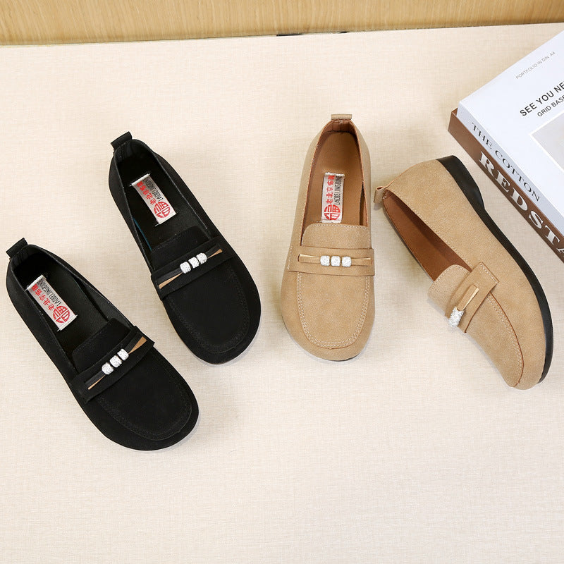 Women's Spring Versatile Flat Soft Bottom Surface Loafers